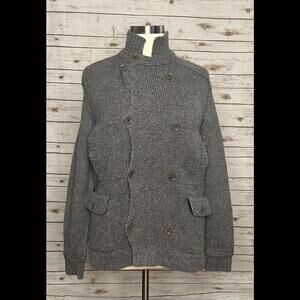 Banana Republic Heritage alpaca/wool sweater peacoat Size L